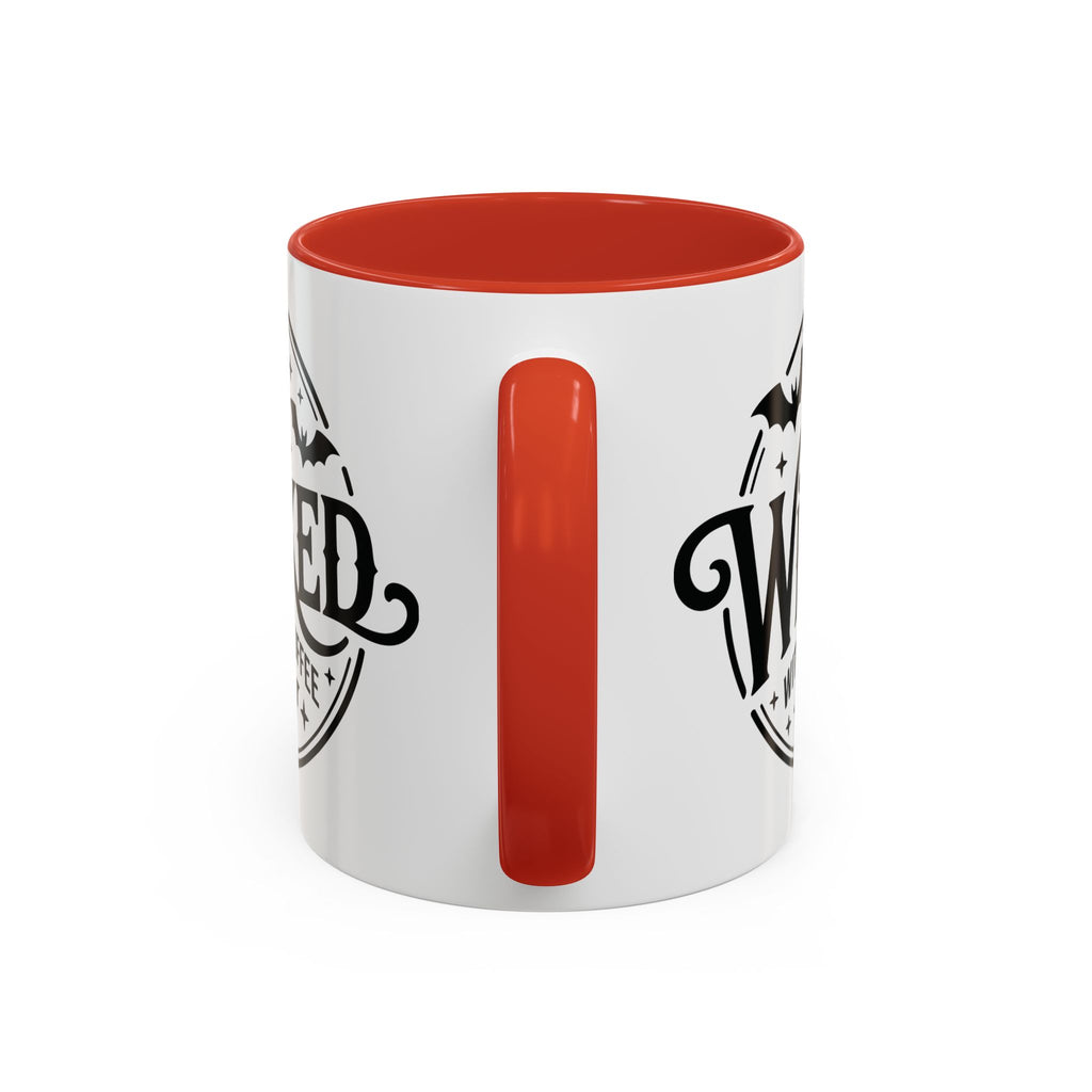 Wicked Without Coffee Accent Mug – Halloween Coffee Mug | 11oz & 15oz