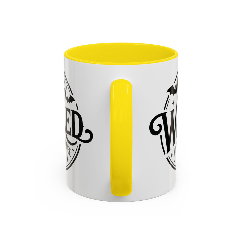 Wicked Without Coffee Accent Mug – Halloween Coffee Mug | 11oz & 15oz