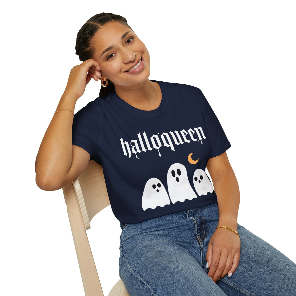 HalloQueen Ghost Halloween T-Shirt