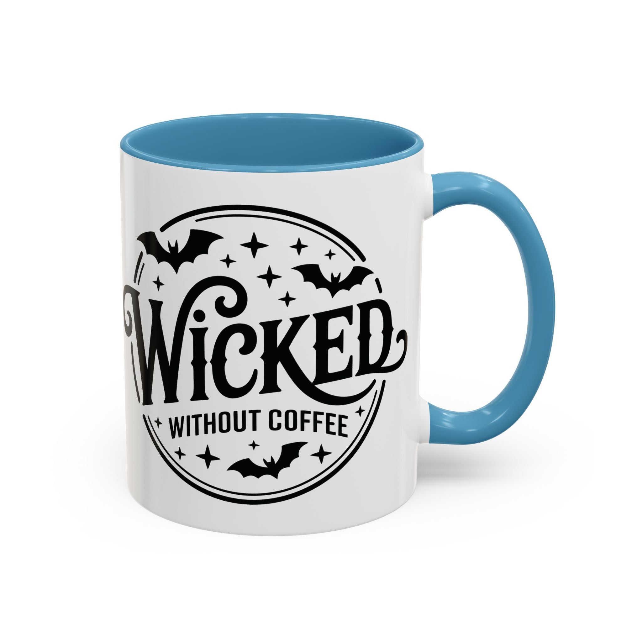 Wicked Without Coffee Accent Mug – Halloween Coffee Mug | 11oz & 15oz