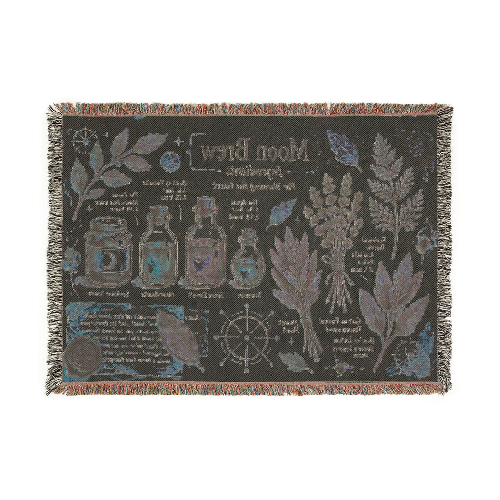 Moon Brew Herbal Apothecary Woven Blanket