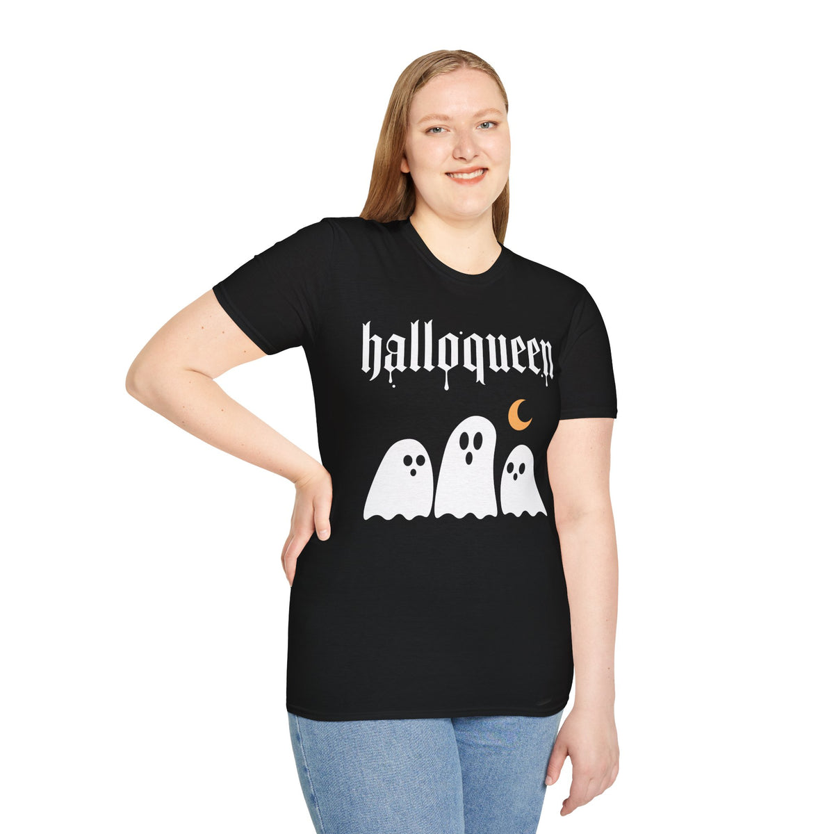 HalloQueen Ghost Halloween T-Shirt