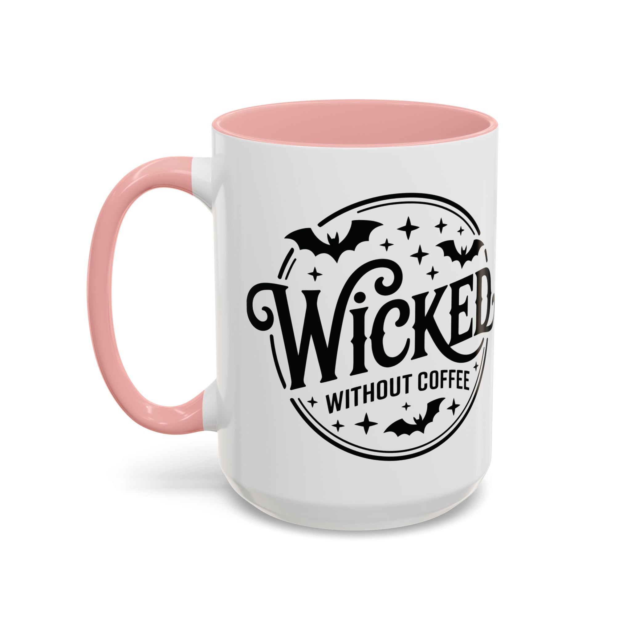 Wicked Without Coffee Accent Mug – Halloween Coffee Mug | 11oz & 15oz