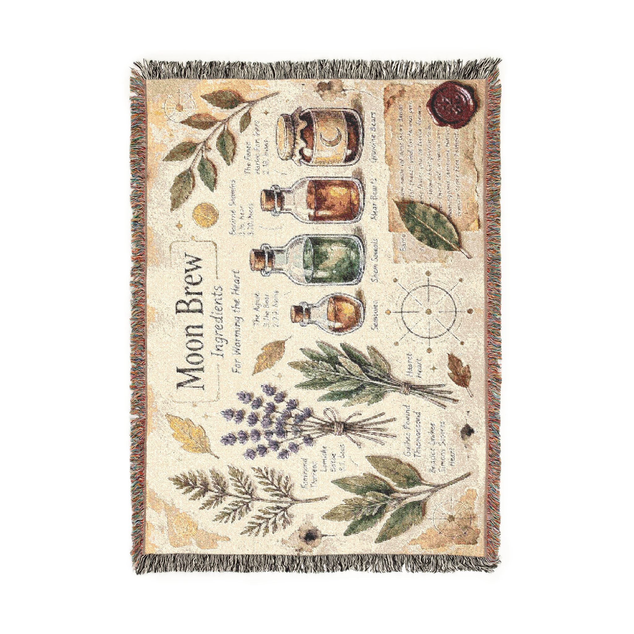 Moon Brew Herbal Apothecary Woven Blanket