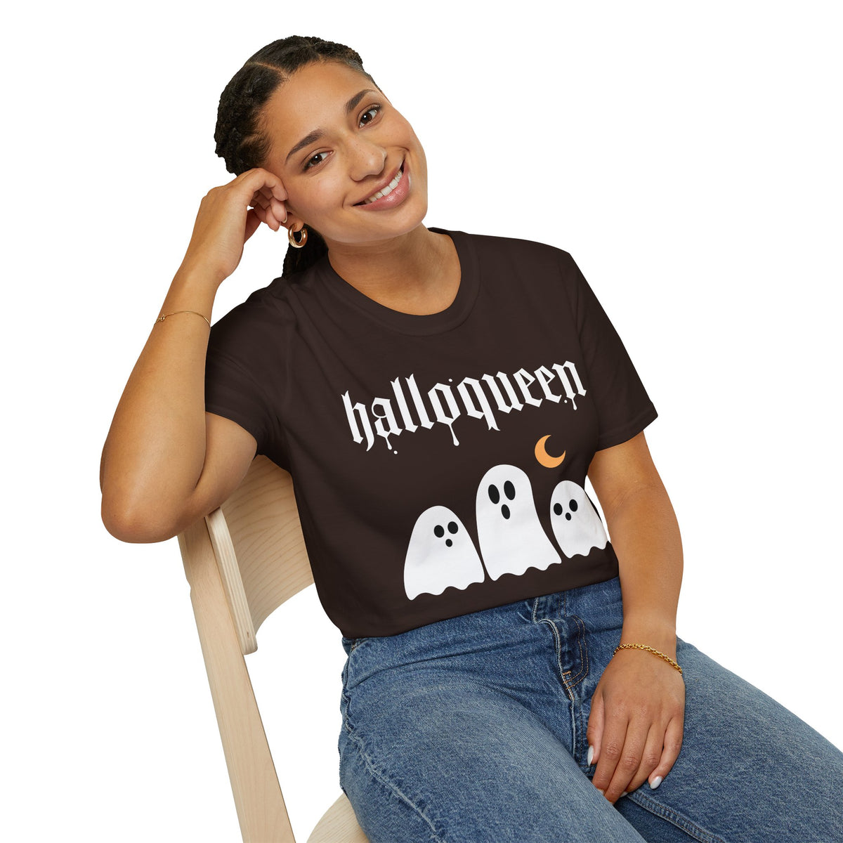 HalloQueen Ghost Halloween T-Shirt