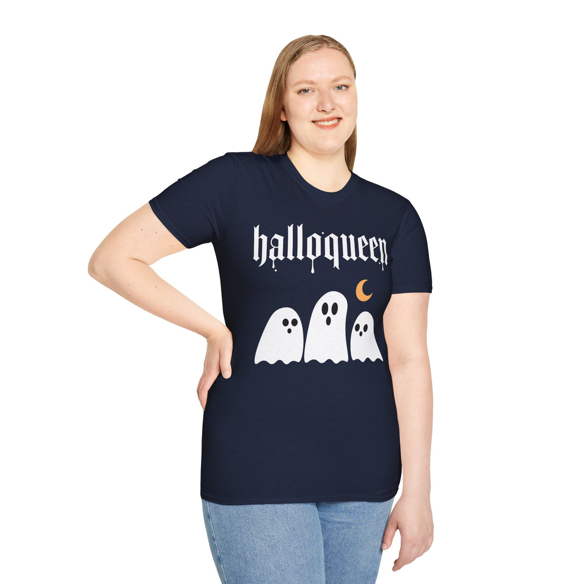 HalloQueen Ghost Halloween T-Shirt