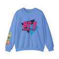80's Made Me Sweatshirt — Retro 1980s Graphic Crewneck with Cassette Sleeve