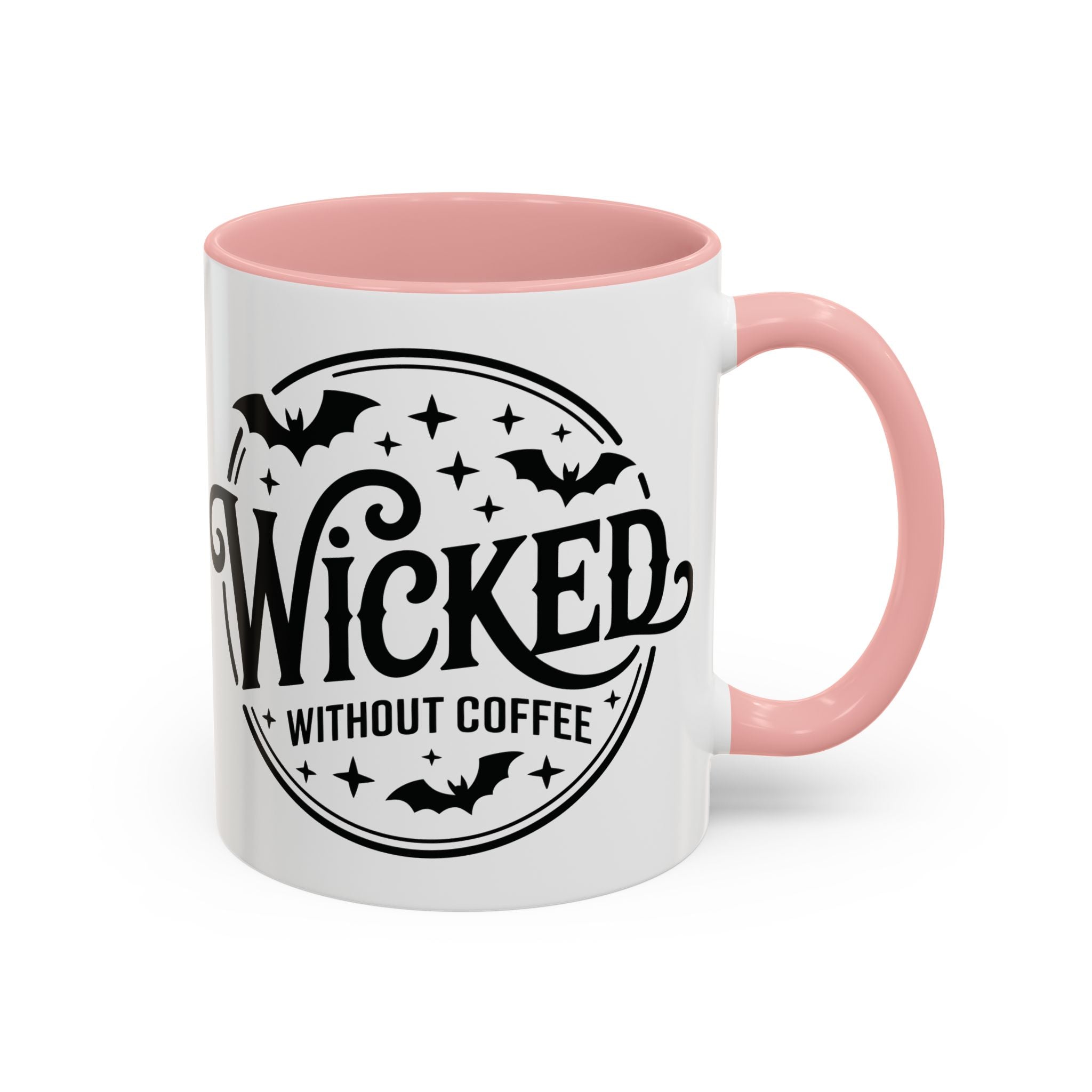 Wicked Without Coffee Accent Mug – Halloween Coffee Mug | 11oz & 15oz