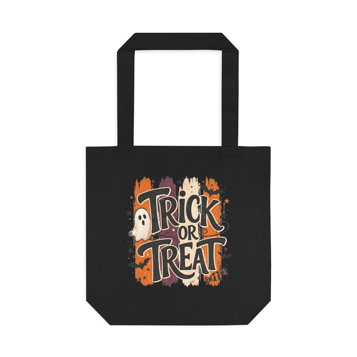 Trick or Treat Ghost Cotton Tote Bag