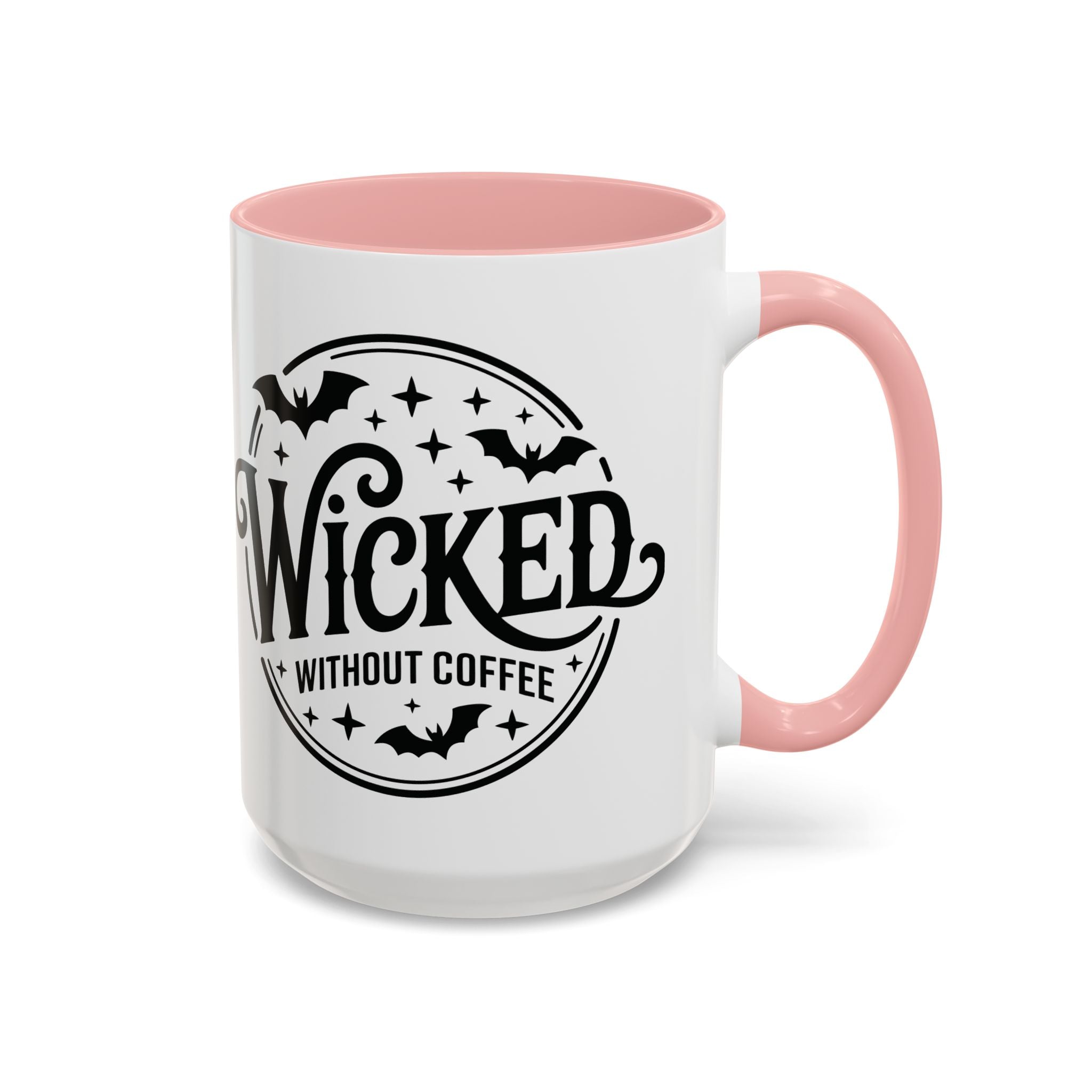 Wicked Without Coffee Accent Mug – Halloween Coffee Mug | 11oz & 15oz